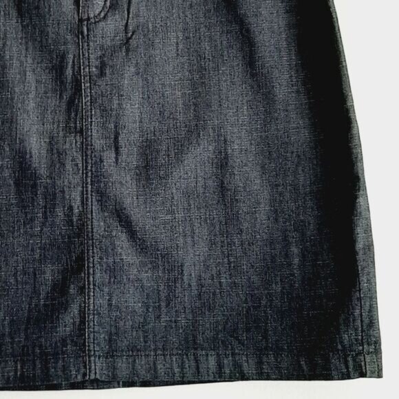 SANTANA JEANS / Blue Jean Short Mini Skirt Classic 5-Pocket Style Sz 16 - Picture 5 of 8